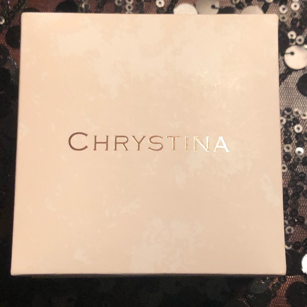 Christina Genuine Crystal Earrings NWT - Picture 2 of 4